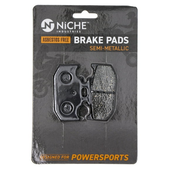 Niche Complete Semi-Metallic Brake Pad Set for Yamaha XT250 Motorcycle MK1002665