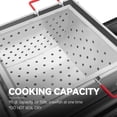 thumbnail image 5 of Creole Feast CFT2018 90Qt Single Sack Crawfish Boiler and Cooker Combo, Gas Cooker with Stainless Steel Stirring Paddle, for Outdoor Backyard Cooking, Black, 5 of 10