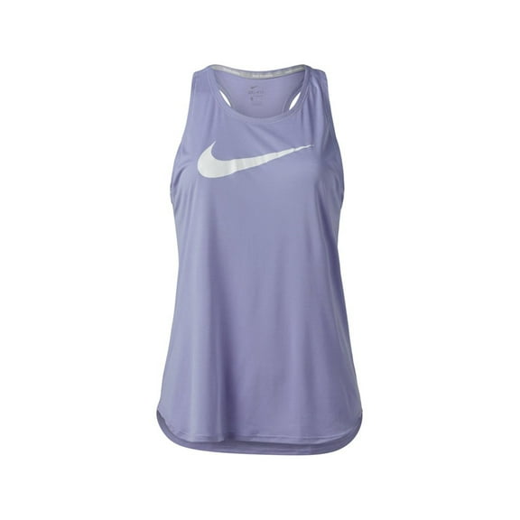 Nike Swoosh Running Tank Womens Active Shirts & Tees Size S, Color: Purple/White