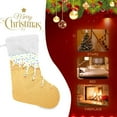 thumbnail image 4 of Coolnut Christmas Stockings 2 Pack Ice Cream Cone Food Sweet Xmas Stockings 17.7 inch Fireplace Hanging Stockings for Family Christmas Decoration, 4 of 6
