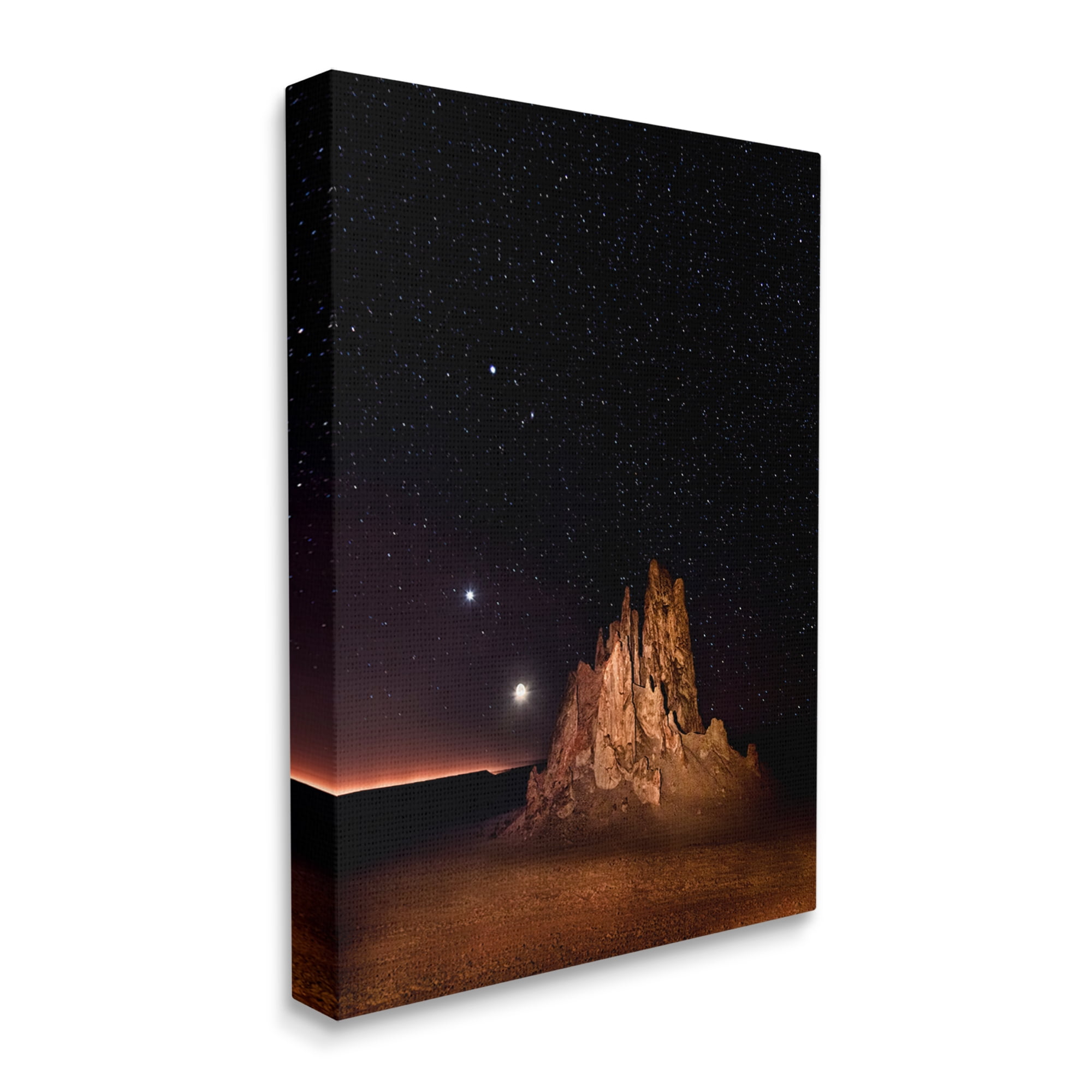 Stupell Industries Starry Night Sky Photography Nature Photography Gallery Wrapped Canvas Print Wall Art, 24 x 30
