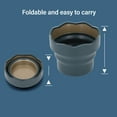 thumbnail image 3 of Cubo Que Se Lava La Brocha, Pintura De La Taza Del Agua Del Silicón Portátil Plegable Para La Comida Campestre, 3 of 7