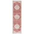 thumbnail image 3 of SAFAVIEH Kenitra Jermaine Floral Bordered Polyester Area Rug, Red/Beige, 4' x 6', 3 of 7