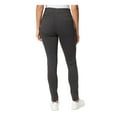 thumbnail image 2 of GLORIA VANDERBILT Womens Gray Pocketed Slimming Pull On Heather Skinny Leggings 6, 2 of 4