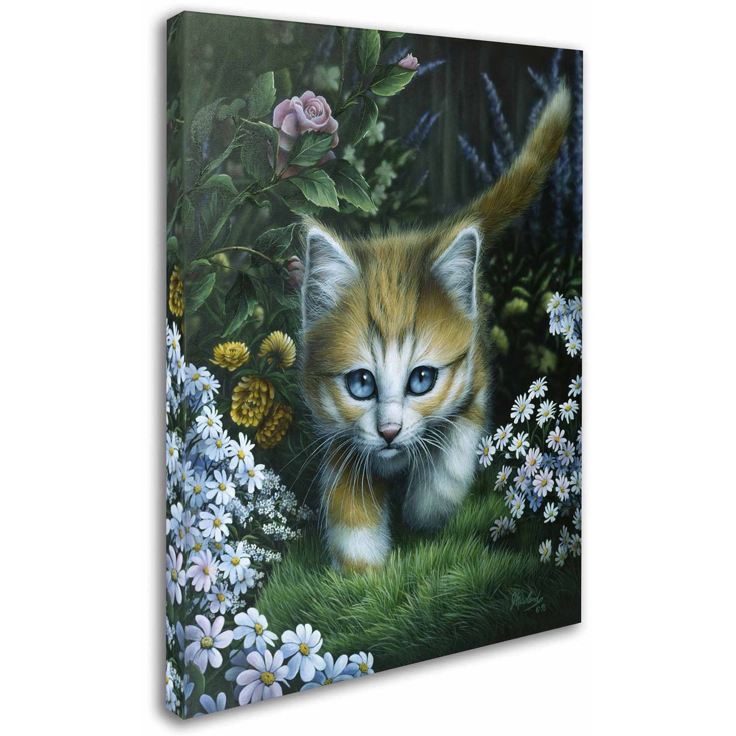 Jenny Newland 'Buttercup 2' 14 x 19 Canvas Art