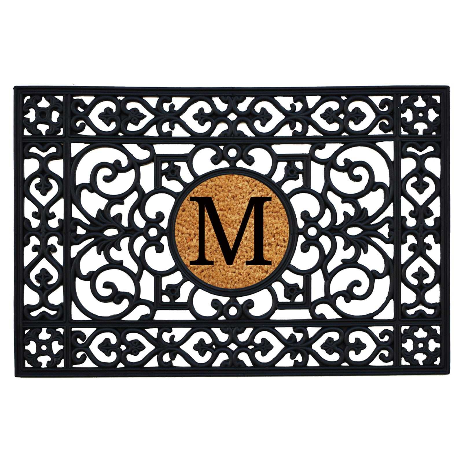 18" x 30" Letter D Details about   Calloway Mills 180031830D Armada Circle Monogram Doormat
