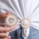 thumbnail image 4 of 2pcs camiseta clips personalizado bufanda clip anillos tee shirt hebillas decoración, 4 of 5