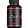 thumbnail image 1 of Nuboost Omega 3 Krill Oil con Astaxantina 2000 mg 60 capsulas - Aceite de Krill - Omega 3 EPA y DHA MADE IN USA, 1 of 5