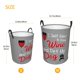 thumbnail image 3 of Balery Funny Saying Wine Cesta de ropa redonda con asas, impermeable, independiente, para ropa, juguetes, dormitorio y familia-Small, 3 of 6