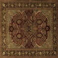 thumbnail image 1 of Ahgly Company Indoor Square Persian Brown Traditional Area Rugs, 5' Square, 1 of 4