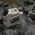 thumbnail image 2 of 10L HDPE Multi-Functional Water Storage Bucket with Tap, Portable Outdoor Camping Water Container, Large Capacity Household & Car Mountable, Available in Black/Khaki/ArmyGreen, 2 of 7