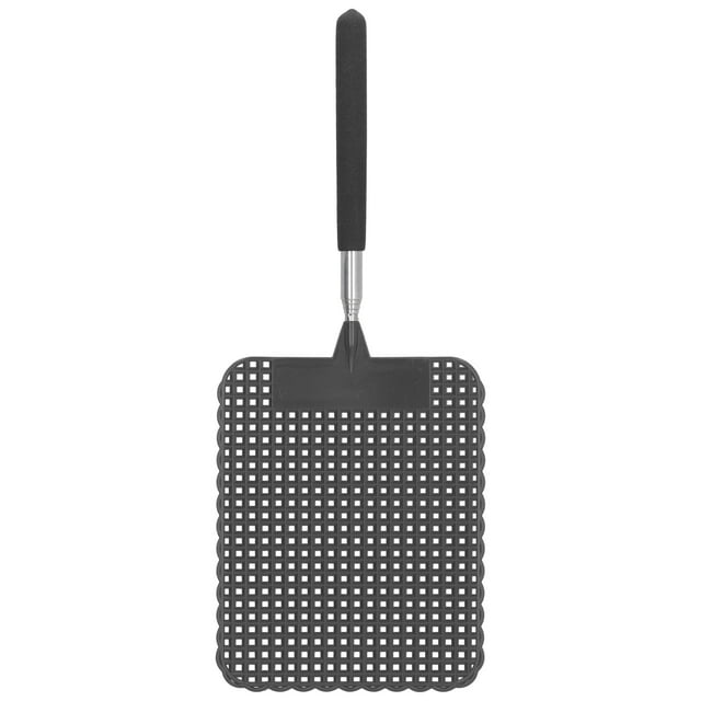 Épluche-mouches, Épluche-Mouches d'Intérieur Durable Rétractable en Plastique Ajustable Pratique pour la Pêche pour la Maison pour le Camping pour le Bureau Noir