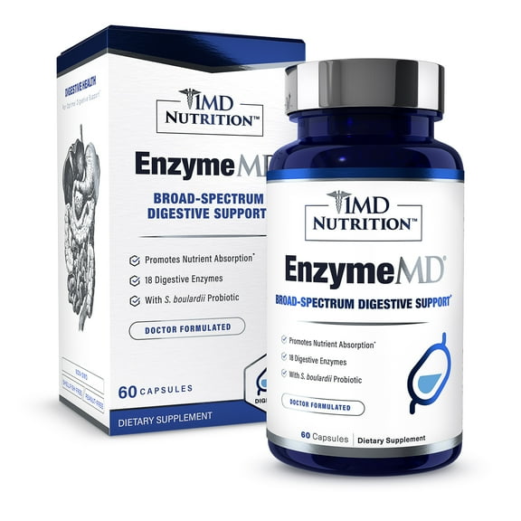 1MD Nutrition  EnzymeMD - Digestive Enzymes Supplement
