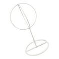 thumbnail image 1 of Ball Hat Stand Hat Rack Wig Holder Storage Display Stand Metal White, 1 of 7