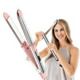 thumbnail image 2 of 2 In 1 Portable Hair Straightener Flat Irons Straight And Curly Hair Ceramic Hair Straightener (B-70,us), 2 of 7