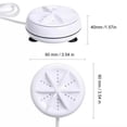 thumbnail image 4 of Kctiaxy Washing Machine Portable Compact Laundry Turbine, USB Washing Machine Laundry Cleaner Tool Kitchen Appliances, 4 of 9