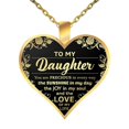thumbnail image 3 of Electroplating Love Alloy Pendant Sweater Chain Mother To Daughter, 3 of 9
