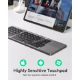 thumbnail image 6 of Mini Folding Wireless Bluetooth Keyboard With Touchpad for Laptop Tablet Phone, 6 of 8