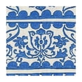 thumbnail image 4 of BANET  Gulbahar Blue Fall Rectangle Tablecloth, Handblock Print Floral Table Cloth for Kitchen Dining Linen I Thanksgiving Christmas Weddings Outdoors  white, 4 of 8