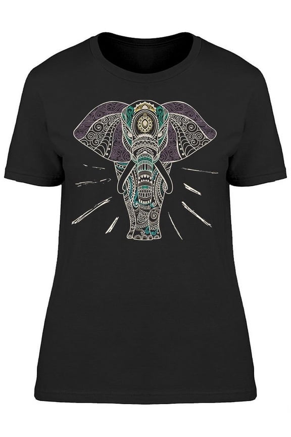 Beautiful Elephant T-Shirt Women -Image by Shutterstock, Female Medium
