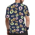 thumbnail image 2 of Wukai Sloth with Donuts Print Men's Short-Sleeved Mesh T-Shirt,Quick-Dry Short Sleeve Workout T-Shirt-6X-Large, 2 of 8