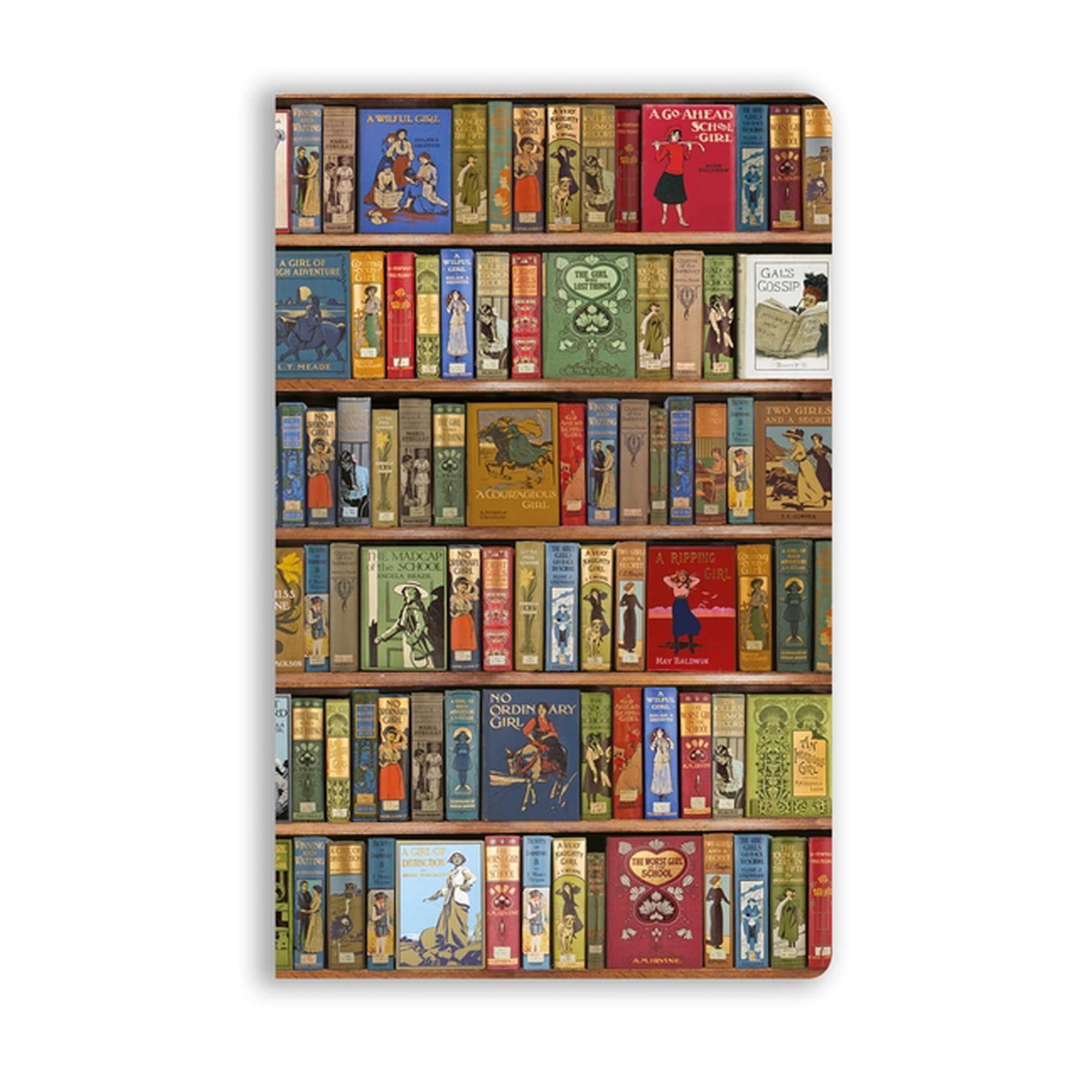Flame Tree Soft Touch Journals Bodleian Libraries: High Jinks Vintage Bookshelves (Soft Touch Journal) (Hardcover)