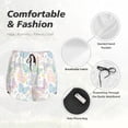 thumbnail image 6 of Lsque Colorful Butterfly Printed Women's Running Shorts with Liner Pockets,Elastic Quick Dry Workout Athletic Gym Yoga Shorts,Womens High Waist Shorts-, 6 of 9