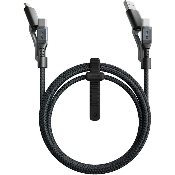 Nomad Kevlar Universal Cable 1 5 Meters Usb C And Usb A To Usb C And Micro Usb Walmart Com Walmart Com