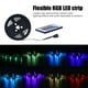 thumbnail image 3 of Tira de LED USB DC 5V 5050 RGB flexible para fondos de TV 5m 150 LED Nikou, 3 of 15