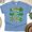 CarolinaBlue, variant on Lucky Teacher Shirt – Green Bow & Classroom Icons Graphic Tee, Ash, Size 2XL