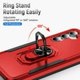 thumbnail image 5 of Casetego for Samsung Galaxy S23 FE 5G Case,Military Grade Rugged Armor Shockproof Heavy Duty Protective Cover for Samsung S23 FE Magnetic Ring Kickstand Phone Case,Red, 5 of 8