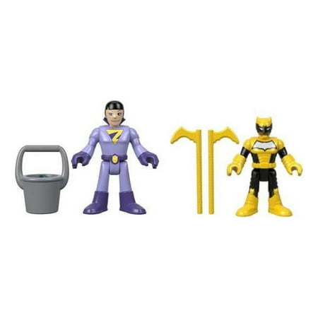 Bundle of 2 |Imaginext DC Super Friends Series 6 - Zan & Duke Thomas (No Packaging)