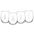 thumbnail image 3 of Holiday Trees 21 oz. Stemless Wine Glasses, 3 of 3