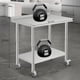 thumbnail image 4 of Qinaqin Stainless Steel Mesa Metálica Prep & cm de Anchoork con Ajustable Undershelf para Commercial Kitchen Restaurant Alturaotel y Garage, 4 of 6