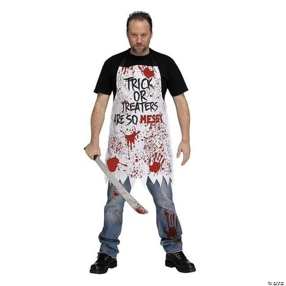 Fun World FW96907M Messy Horror Apron Messy for Costume - One Size Fits Most