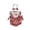 a-Red7525, variant on VNKIDY Baby Girls 2 Piece Romper Set Gingham Sleeveless Crewneck Romper With Strawberry Embroidery Matching Bow Headband For Daily Wear Red 6-9 Months