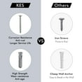 thumbnail image 4 of KES Wall Mount Toilet Paper Holder, Tissue Holder for Bathroom,18/8 Stainless Steel, Brushed Steel, 4 of 12
