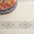 thumbnail image 6 of SAFAVIEH Natura Twyla Southwestern Wool Area Rug, Ivory/Black, 6' x 9', 6 of 8