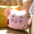 thumbnail image 5 of Lucky Cat Official 12" Plush, Cute Stuffed Animal MANEKI NEKO Anime Plush Waving Cat, PINK Color Cat Plush, Plushie Lucky Cat Waving Arm Stuffies. Japanese Decor Kawaii Plushies., 5 of 5