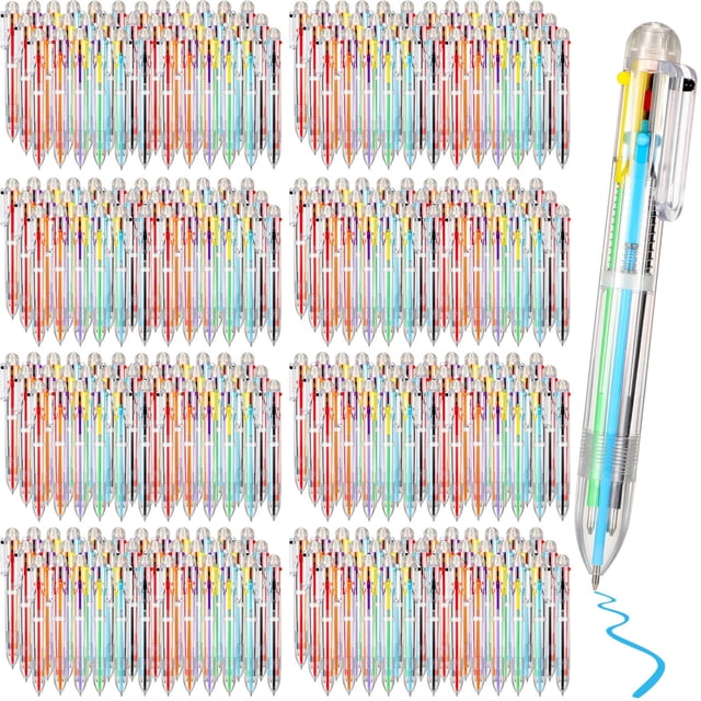 Bolígrafo Handepo 6 en 1 multicolor de 0,5 mm, 150 unidades