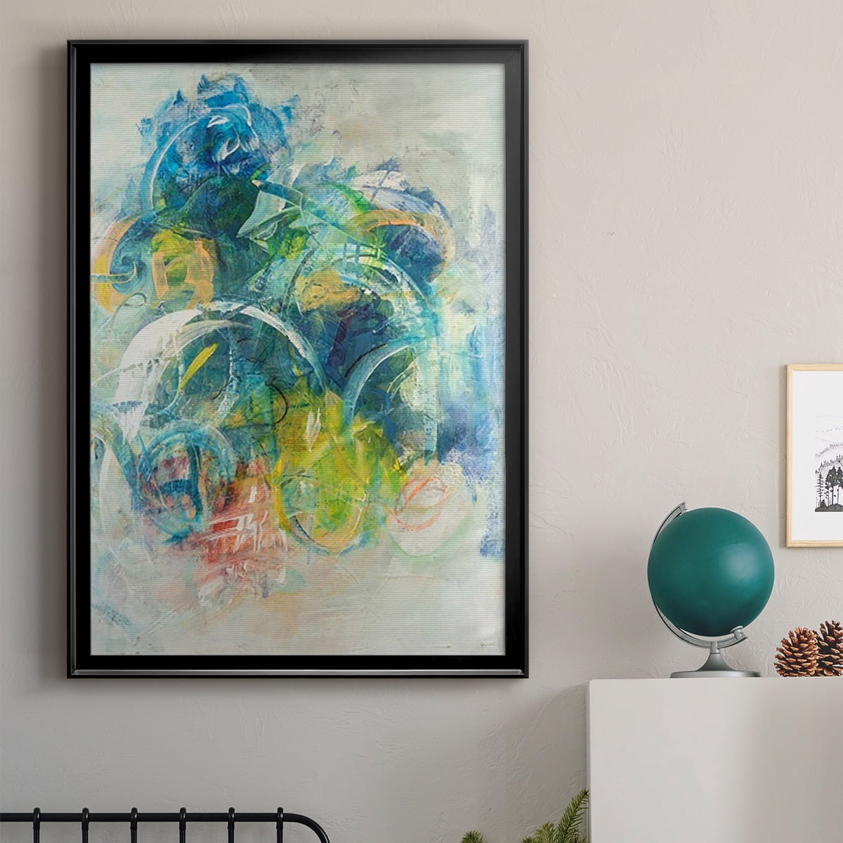 Silent Energy I Premium Framed Print, in Gold, Black, or Silver - Ready to Hang