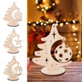 thumbnail image 1 of Decoración Navideña de Madera Ganfancp Adorno de Sobremesa Ofertas y Liquidaciones 1 Adorno, 1 of 6