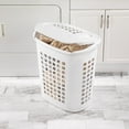 Sterilite 2.3 Bushel LiftTop Laundry Hamper Plastic Adult, White