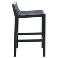 thumbnail image 6 of SAFAVIEH Saito Square Low Back Counter Stool, Black, 6 of 13