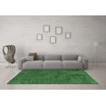 thumbnail image 3 of Ahgly Company Indoor Rectangle Oriental Emerald Green Industrial Area Rugs, 2' x 4', 3 of 4
