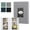 Grey, variant on Czzoypi 4x6 300 Pockets with Writing Space, 4x6 Photo Album Fabric Cover with Front Window, Photo Album Book for Family Memories (Green)