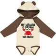 thumbnail image 3 of Inktastic Mamaw Papaw Love Me Boys or Girls Long Sleeve Baby Bodysuit, 3 of 5