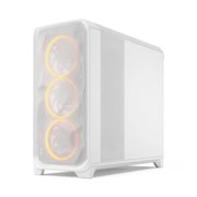 Fractal Design Meshify 3 XL RGB Clear Tint Tempered Glass E-ATX Full-Tower Computer Case, White
