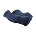 thumbnail image 1 of Almohada de apoyo para el cuello, almohada cervical ligera para todas las posiciones para dormir, almohada para dormir en la cama para el dormitorio, Azul oscuro 46cmx33cm, 1 of 9