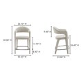 thumbnail image 7 of Moe's Home Collection Martens Counter Stool Fabric Beige, 7 of 7